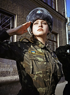 Sergey Bratkov. Army girls. 